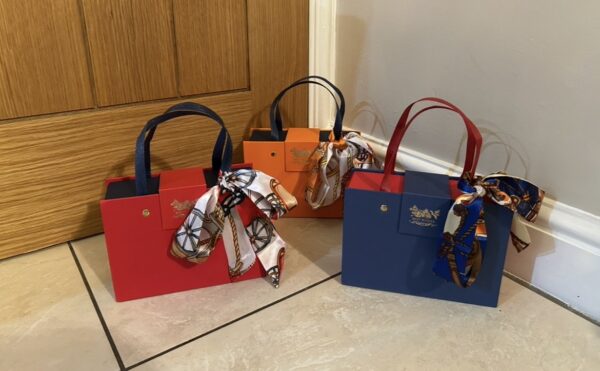 Sweetie Gift Handbag (BLUE/Red Handles) (Copy)