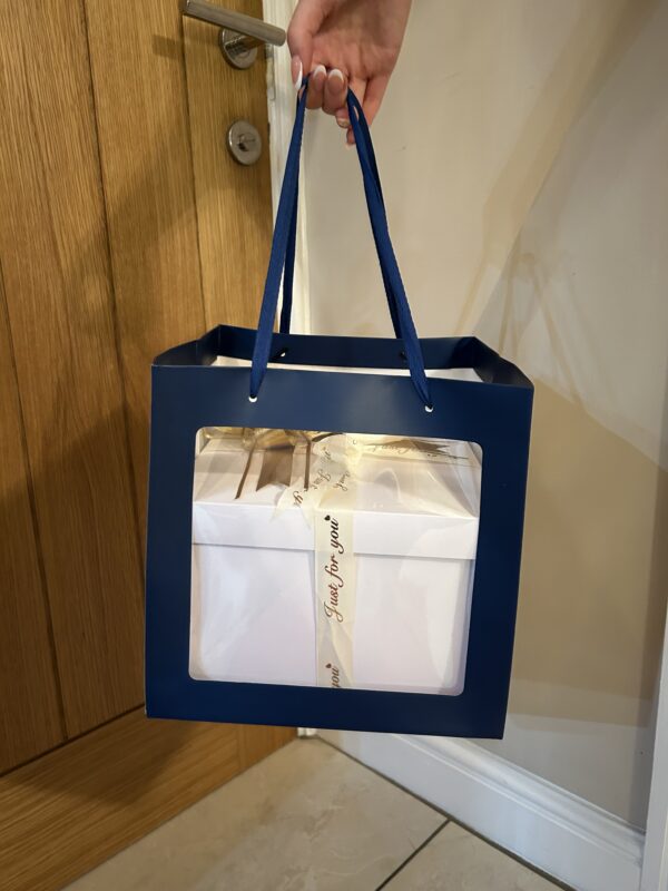 Gift Bag - 25cms x 25cms (Explosion Box) BLUE