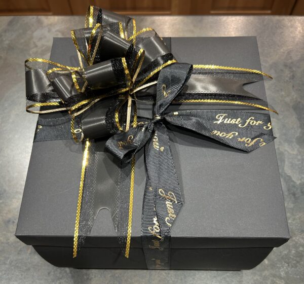 Black & Gold 5 layer Explosion Bow (All Chocolate)