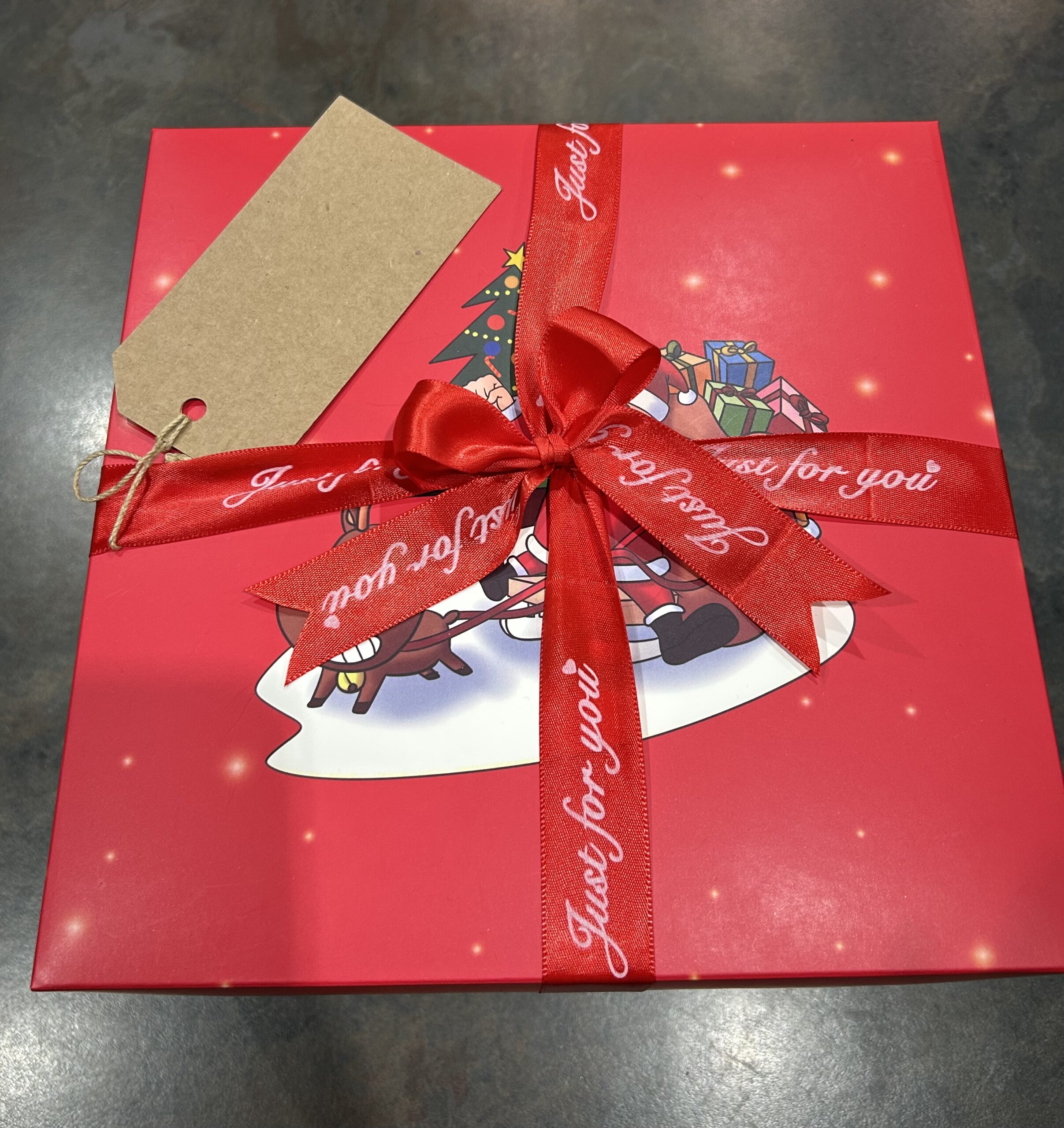 Red Festive Explosion Box 4 Layer (All Sweets) - Image 2