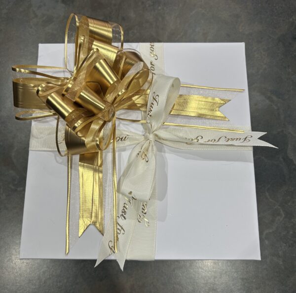 White & Gold - 5 layer Explosion Box (All Sweets)