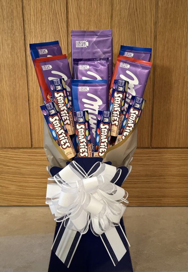 Mixed Milka & Smartie Duo Bouquet