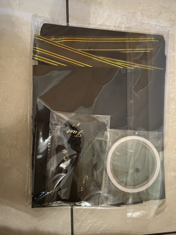 Black DIY Explosion Box - Flat packed