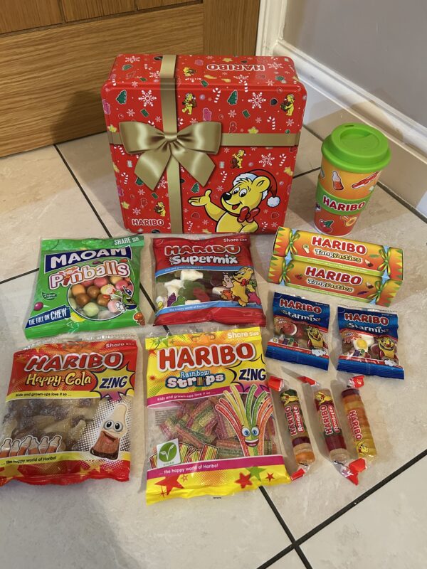 Haribo Gift Tin & Haribo Drinks Cup