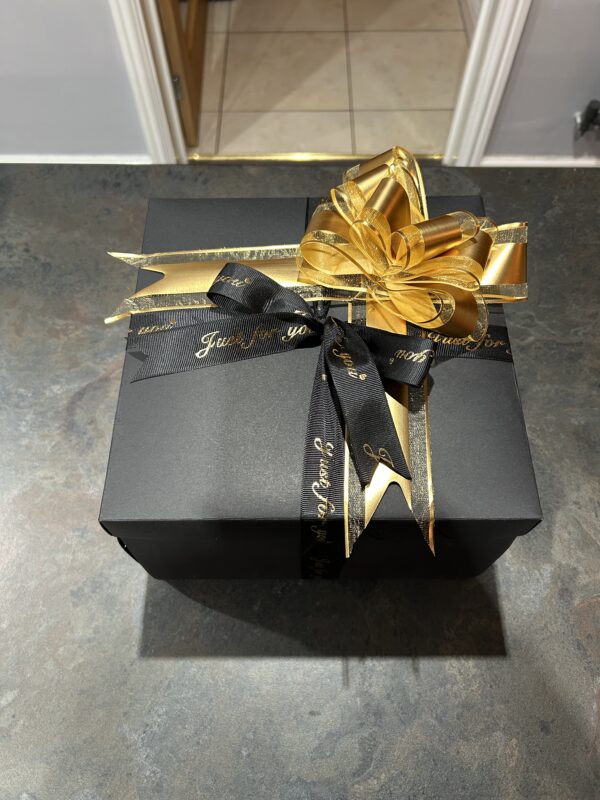 Full Dark Chocolate Black/Gold 4 Layer Explosion Box