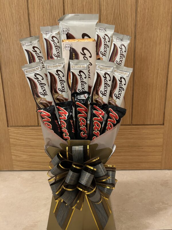Galaxy, Galaxy Caramel & Mars Chocolate Bouquet