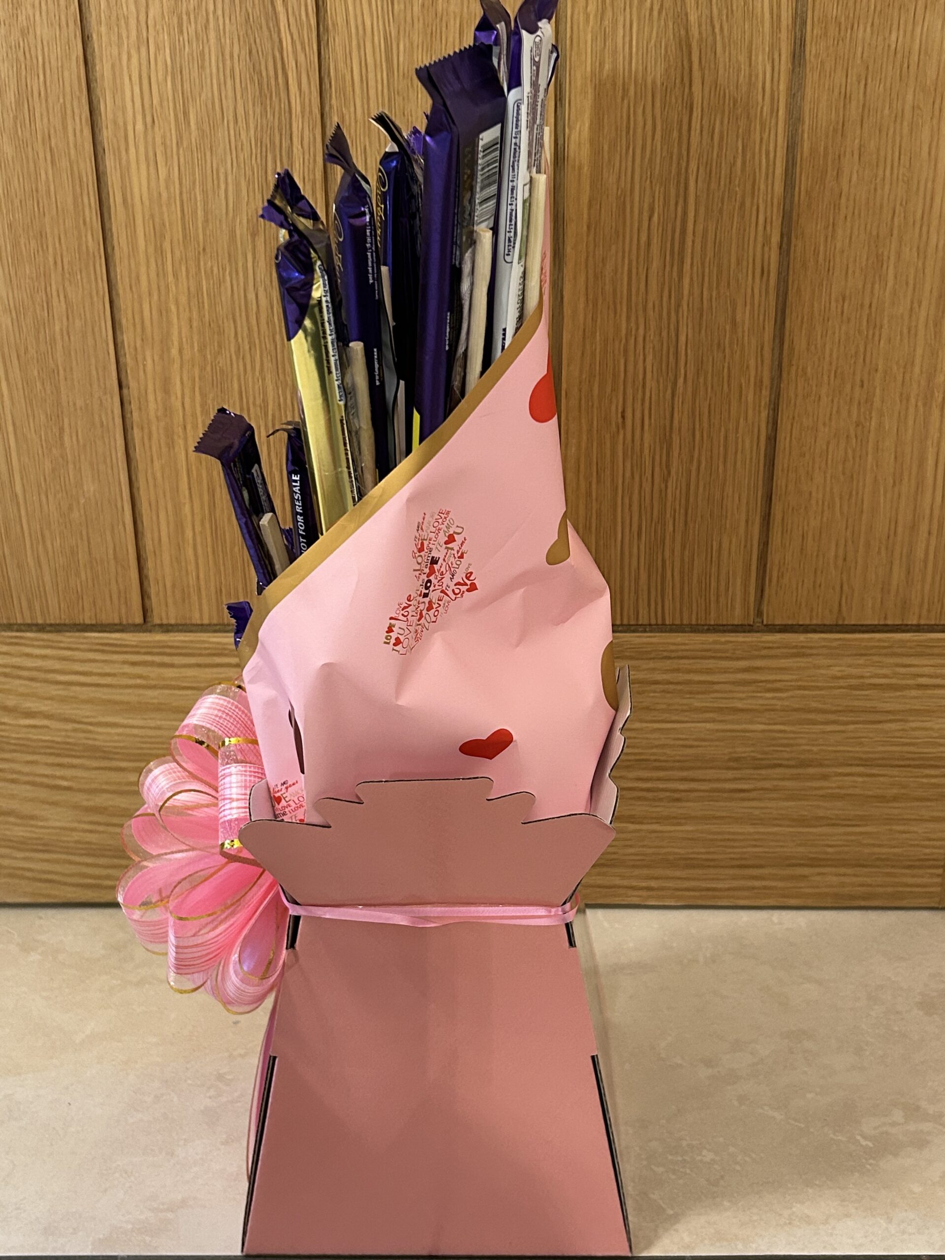 Valentines (I love you) Chocolate Bouquet (For Her) - Image 2